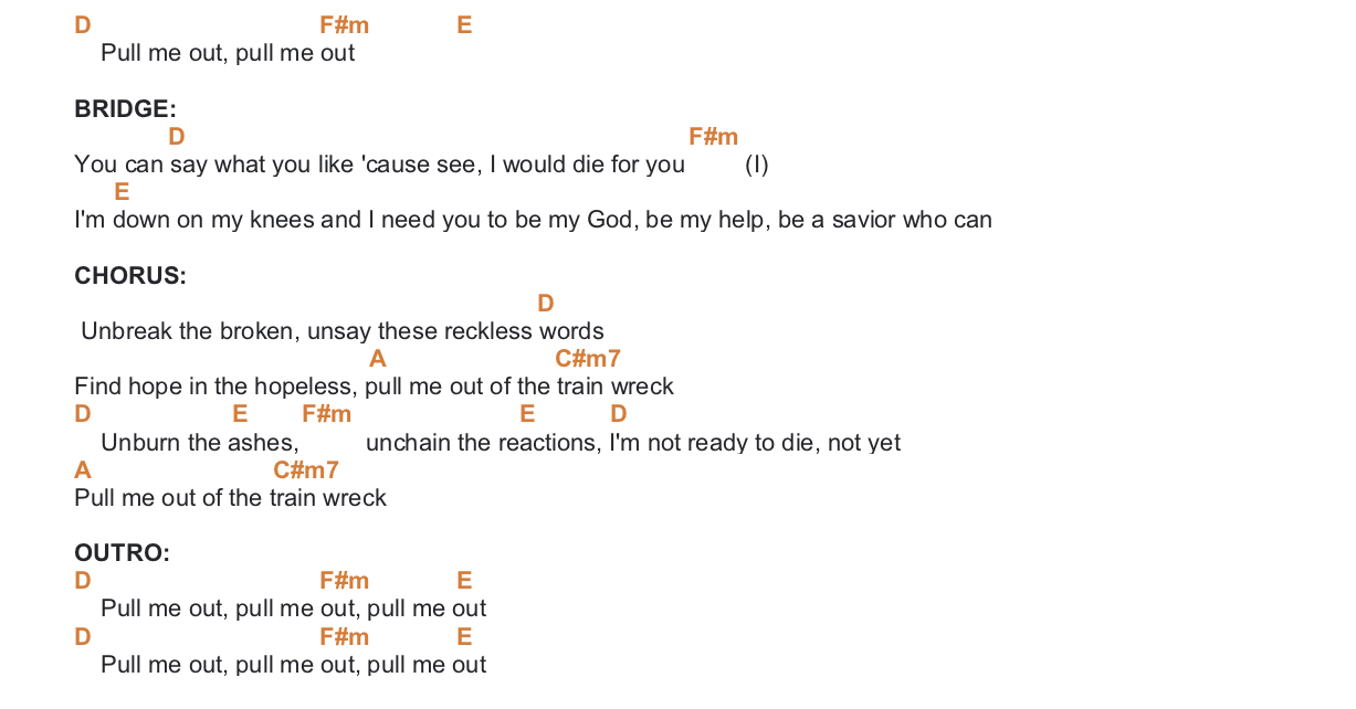 TRAIN WRECK JAMES ARTHUR PIANO CHORDS & Lyrics Bitesize Piano