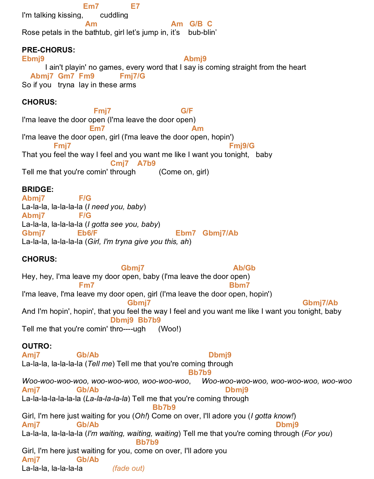 LEAVE THE DOOR OPEN BRUNO MARS, ANDERSON .PAAK, SILK SONIC PIANO CHORDS LYRICS Bitesize Piano LEAVE THE DOOR OPEN BRUNO MARS, ANDERSON .PAAK, SILK SONIC PIANO CHORDS LYRICS Bitesize Piano