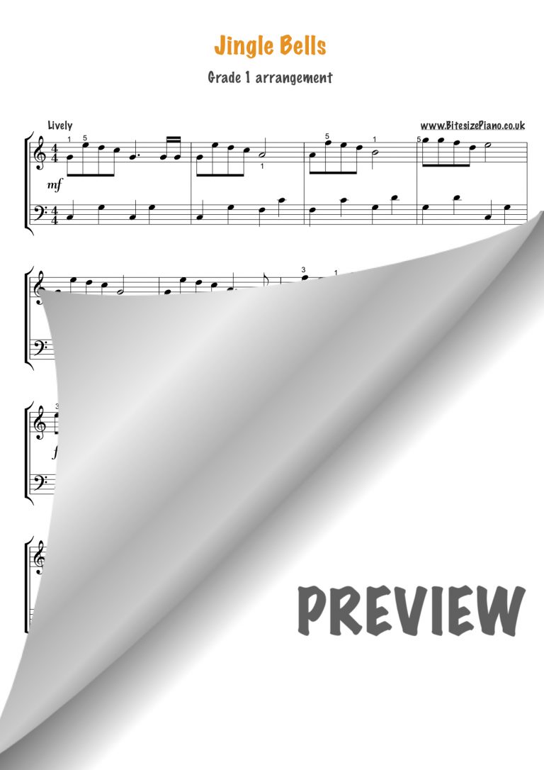Jingle Bells Sheet Music Bitesize Piano