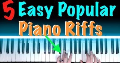 5 easy popular piano riffs for beginners